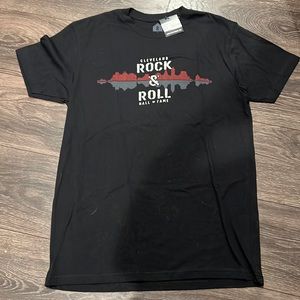 Mens Cleveland rock and roll hall of fame t shirt